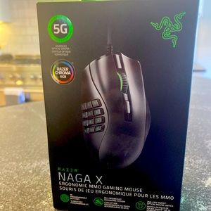 Razer Naga X ergonomic MMO Gaming Mouse